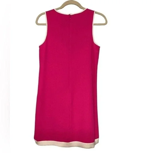 CeCe Hot Pink‎ with white bow Dress size 4 - Picture 9 of 9